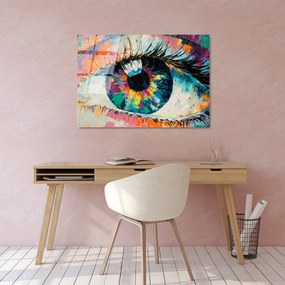 Pintura Decorativa em Vidro Temperado UV-179 – Multicolor – 70 x 100 c