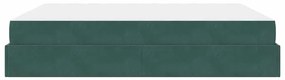 Estrutura da Cama Outros Verde-escuro 180 x 200 cm Veludo
