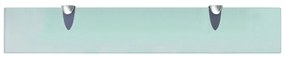 Prateleiras flutuantes 2 pcs vidro 60x10 cm 8 mm