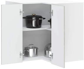 vidaXL Armário canto parede cozinha Porto madeira cinzento sonoma