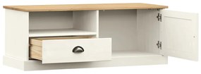 Móvel de TV VIGO 106x40x40 cm madeira de pinho maciça branco