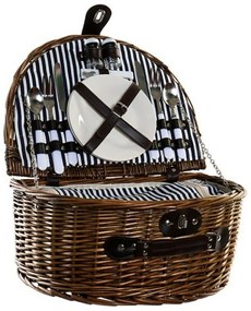 Cabaz DKD Home Decor Picnic vime (40 x 30 x 19 cm) (10 pcs)