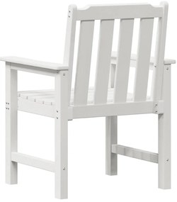 Cadeiras de Jantar para Jardim vidaXL 6 pcs Brancas 65,5x55,5x88 cm HD