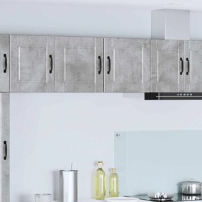 vidaXL Armário de Cozinha com porta 2 pcs Cinzento 40 x 31 x 40 cm