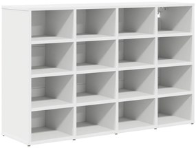 vidaXL Armário de Sapatos Branco 103 x 30 x 67 cm Madeira processada