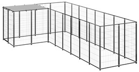 Canil 6,05 m² aço preto