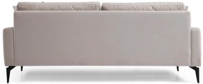 Sofá de 3 Lugares Papira – Bege – 205 x 90 x 88 cm