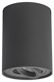 Projetores de teto cinzento escuro inclinável e rotativo - Rondoo Up