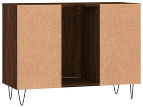 Armário casa banho 80x33x60 cm deriv.madeira carvalho castanho