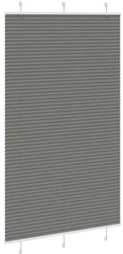 Antracite Plissada Cega 120x200 cm Largura Tecido 119,4 cm