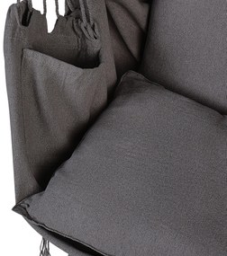 Cadeira suspensa em algodão cinzento BONEA Beliani