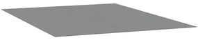 Pano para chão de piscinas 300x220 cm poliéster geotêxtil cinza