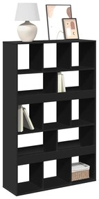 vidaXL Estante 100x33x156,5 cm derivados de madeira preto