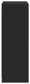 Aparador 72x34x100 cm derivados de madeira preto