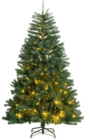 vidaXL Árvore de Natal artificial articulada c/ 300 luzes LED 300 cm
