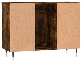 Armário casa de banho 80x33x60 cm deriv.madeira carvalho fumado