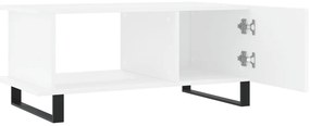 Mesa de centro 90x50x40 cm madeira processada branco