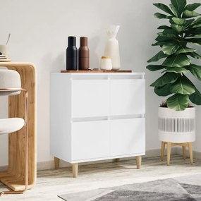 vidaXL Aparador 60x35x70 cm derivados de madeira branco
