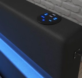 Cama Hidráulica com Arrumação e Sistema de Som "Barry" - 150x190 cm -
