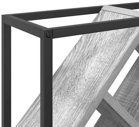Estante de Vinho Cinza Sonoma 51x18x52,5 cm Madeira Industrializada