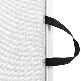 Portão retrátil p/ animais de estimação 102,5x125 cm branco