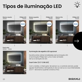 Espelho com luz F2
