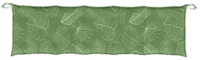 Almofadões p/ bancos de jardim 2pcs tecido oxford padrão folhas