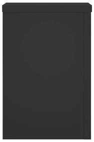 Suportes p/ plantas 2 pcs 25x25x35 cm derivados madeira preto