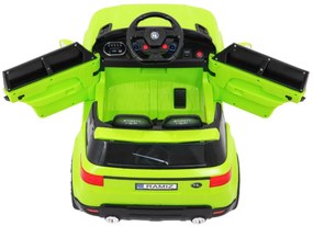 Carro elétrico para Crianças Start Run, 12V Rodas	e assento plástico Verde