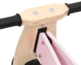 Bicicleta de equilíbrio p/ crianças 2 em 1 rosa
