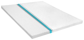 vidaXL Sobre-colchão 180x200 cm perfil estilo ovo em espuma fria 6 cm