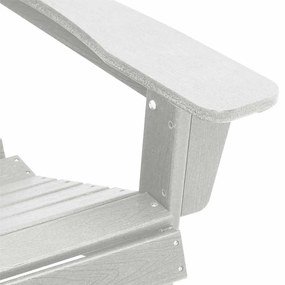 Cadeira Adirondack Branca 74x82x91 cm HDPE