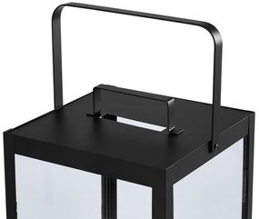 Lanterna em metal preto 30 cm LEPAR Beliani