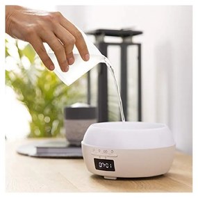 Difusor de aromas PureAroma 550 Connected White Woody Capacidade de 500 ml, ecrã LED, alto-falante, controlo por bluetooth, aplicativo, temporizador 1