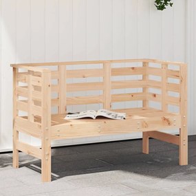 vidaXL Banco de jardim 111,5x53x71 cm madeira de pinho maciça