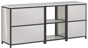 Conjunto de Armazenamento de Cozinha com prateleira Outros 3 pcs Prata