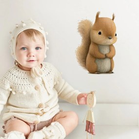 Esquilo - Adesivo para quarto infantil