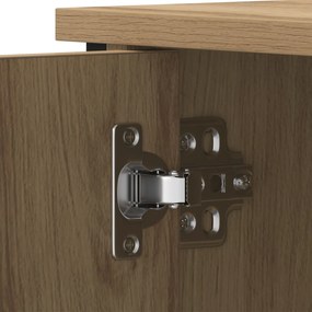 Casa de TV vidaXL Caramelo 80x40x50 cm Madeira engenheirada e Aço