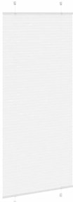 Branco Plissada Cega 100x200cm Largura Tecido 99,4 cm Poliéster