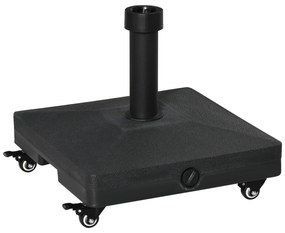 Base para Chapéu de Sol com 4 Rodas Bloqueáveis Base para Chapéu de So