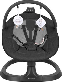 Cadeira Balanço elétrica para bebés Zazu Preta