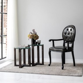 Mesa de Apoio Amalfi – Antracite – Largura: 40 cm, Altura: 45 cm e 50