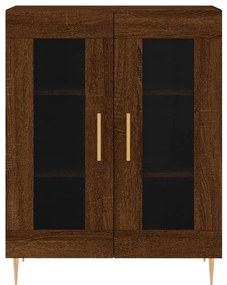 Aparador 69,5x34x90 cm derivados de madeira carvalho castanho