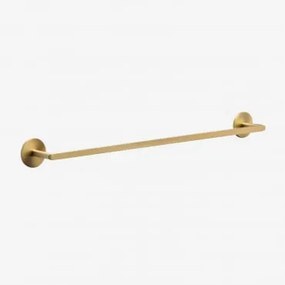 Toalheiro Adesivo De Parede Com Barra Para Casa De Banho Em Aço Inoxidável Caldrumi ↔︎ 60 Cm & Dourado Escovado - Sklum