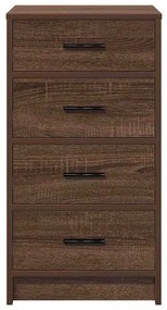 Buffet Carvalho Castanho 40x41x75 cm Madeira Engenheirada