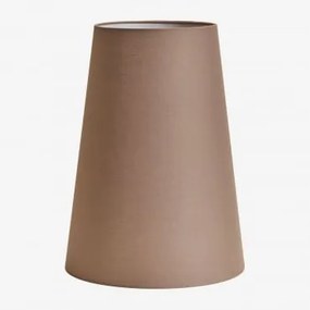 Abajur Em Tecido Mallorca Moka Brown & Ø30 Cm - Sklum