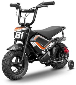 Mini Mota elétrica para crianças Bateria 250W E.SUPERBIKE C/Limitador velocidade Laranja