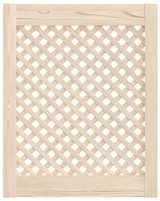 Portas de armário design treliça 2 pcs 49,5x61,5cm pinho maciço