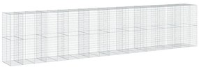 Cesto gabião com cobertura 950x100x200 cm ferro galvanizado