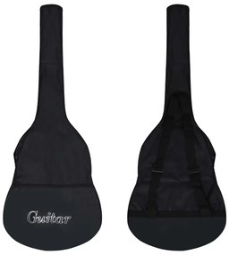 12 pcs conjunto de guitarra com equalizador e 6 cordas preto